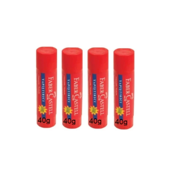 Faber Castell Stick Yapıştırıcı 40 Gram - 4 Adet ürün görseli 1
