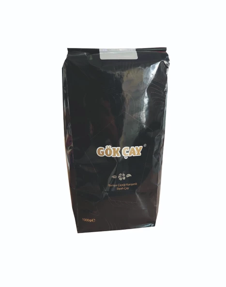 GÖK ÇAY BAMYA ÇİÇEĞİ KARIŞIMLI SİYAH ÇAY 1000 GR ürün görseli 1