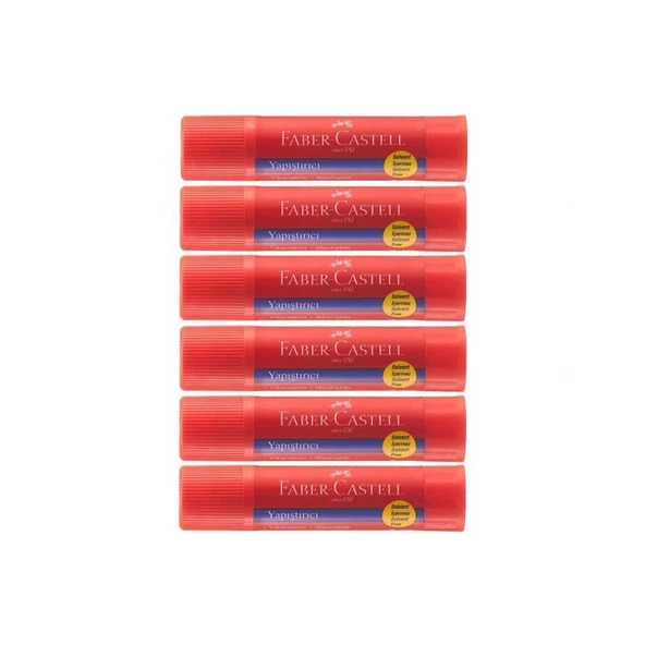 Faber Castell Stick Yapıştırıcı 40 Gram - 6 Adet ürün görseli 1