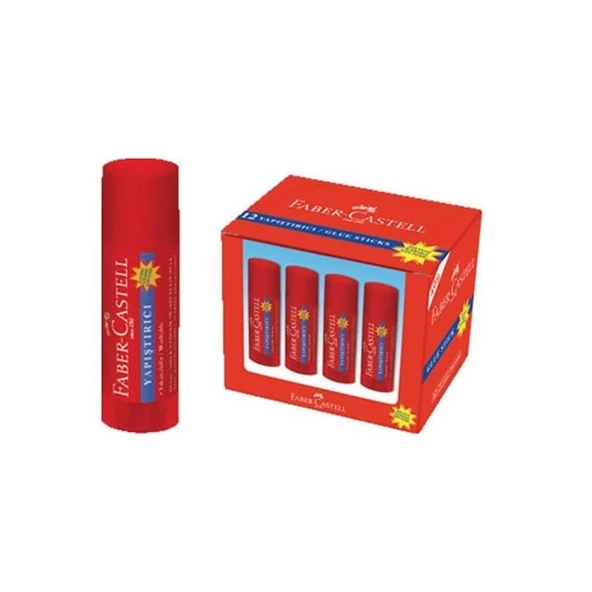 Faber Castell Stick Yapıştırıcı 40 Gram - 12 Adet ürün görseli 1