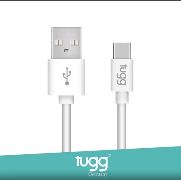 TUGG GERMANY 104608 ŞARJ KABLOSU 1M USB-TYPE-C ürün görseli 1
