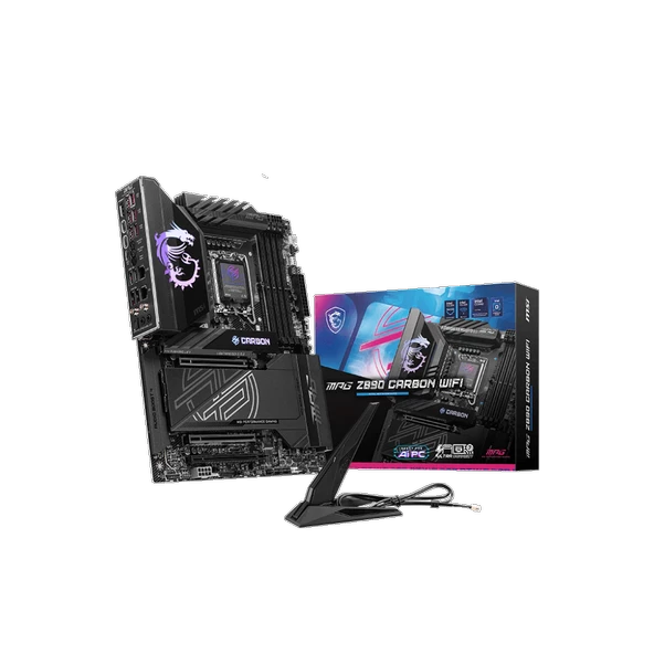 MSI MPG Z890 CARBON WIFI DDR5 9200OC DVI HDMI ATX ürün görseli 1