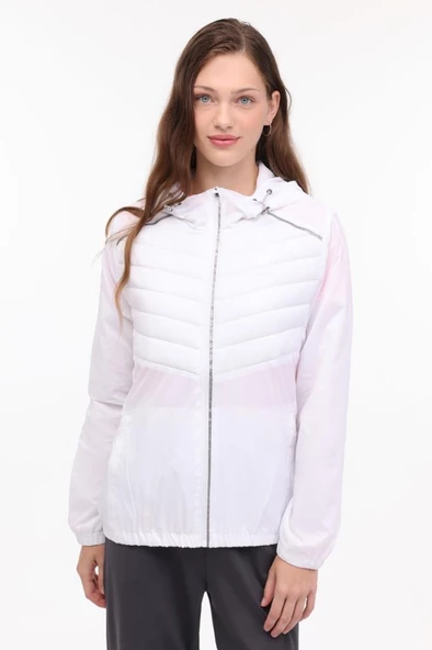 Lumberjack WL Gınny 8TRF012-S 4PR Kadın Yağmurluk Beyaz  XS-XL ürün görseli 1