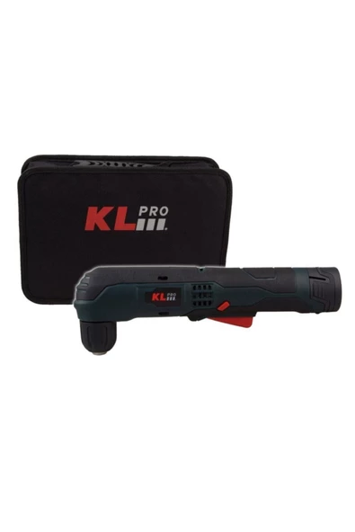 KLPRO  Kablosuz Kldam1020 10,8volt/2.0ah Li-ion Çift Akülü Profesyonel Dik Açılı Matkap Anahtarsız 0 - 2 m ürün görseli 1