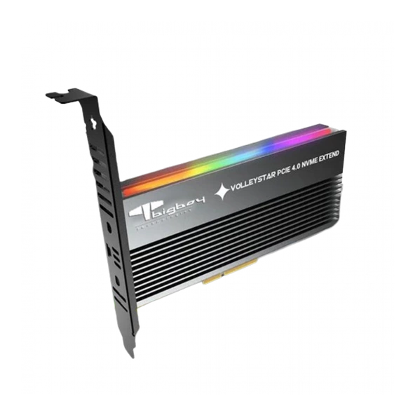 BIGBOY PCIe 4.0 x4 M.2 x4 Sogutuculu RGB 1xNVMe Çevirici Ünite ürün görseli 1