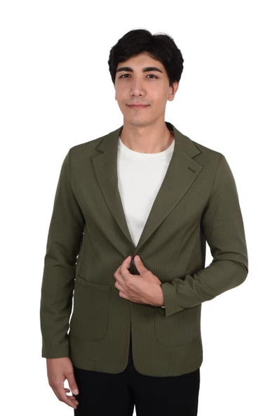 Erkek Ceket Zero Weight Astarsız Örme - Resim 9