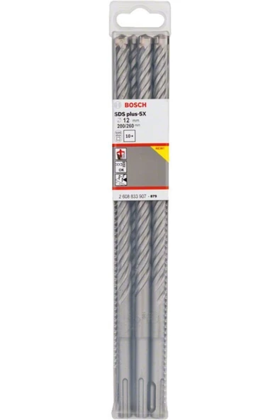 Bosch SDS Plus-5X 12*260 mm 10'lu Paket ürün görseli 1