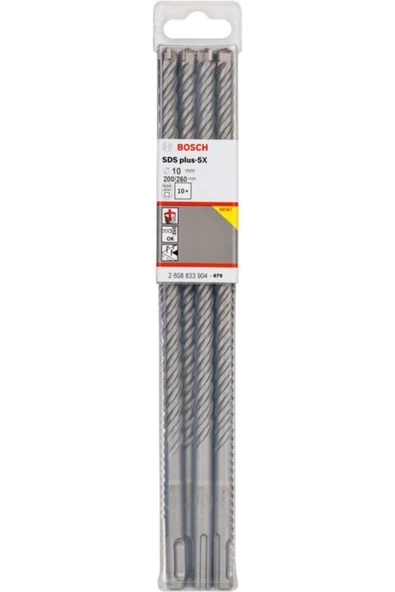Bosch SDS Plus-5X 10*260 mm 10'lu Paket ürün görseli 1