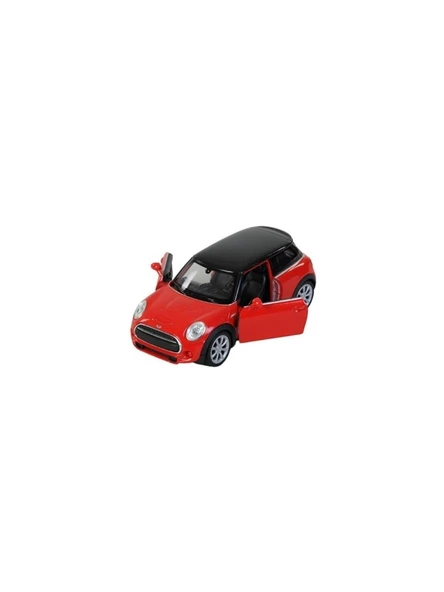 Çek Bırak Metal Mini Cooper Çocuk Araba Oyuncak 12 cm Kırmızı ürün görseli 1