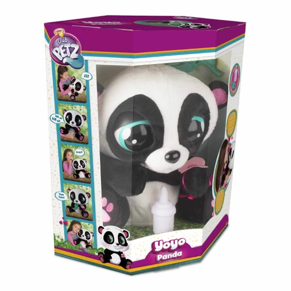 IMC Yoyo Panda İnteraktif Peluş - Resim 4