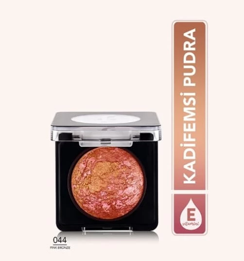Flormar Baked Blush-On Allık 044 Pink Bronze - Resim 2