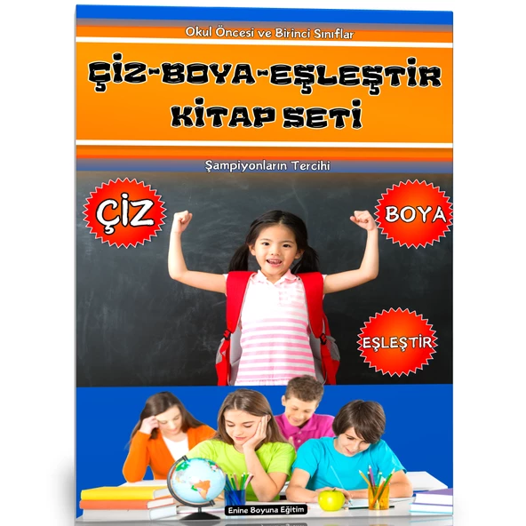 Çiz-Boya-Eşleştir Kitap Seti (2 Kitap) ürün görseli 1
