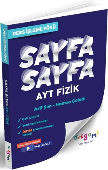 AYT Fizik Sayfa Sayfa Ders İşleme Föyü Tammat Yayıncılık ürün görseli 1