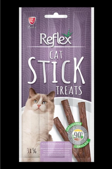 Kedi Ödül Stick Kümes Hayvanı  Kızılcık 3x5 gr ürün görseli 1