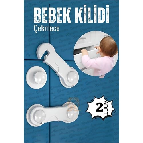 ModaCar Bebek Kilidi Bebek Çekmece Kilidi 2 Adet ürün görseli 1