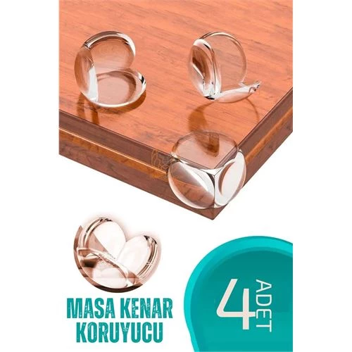 ModaCar Bebek Güvenliği Masa Kenar Koruyucu 4 Adet ürün görseli 1