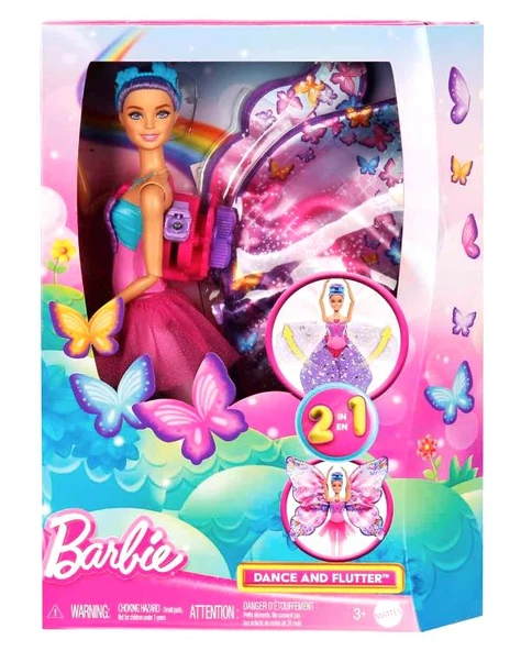 Barbie Kelebek Dansçı Bebek HXJ10 ürün görseli 1