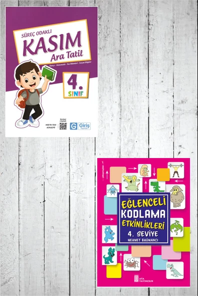 4.Sınıf Kasım Ara Tatil+Kodlama ürün görseli 1