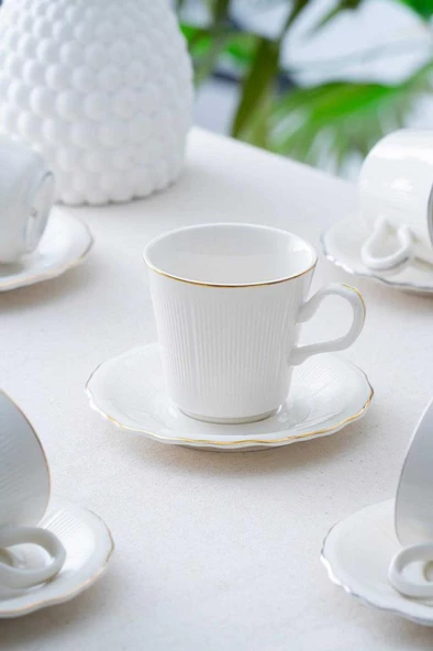 Acar PORWM-06188 Regina Gold 6lı Çay Fincanı Takımı ürün görseli 1