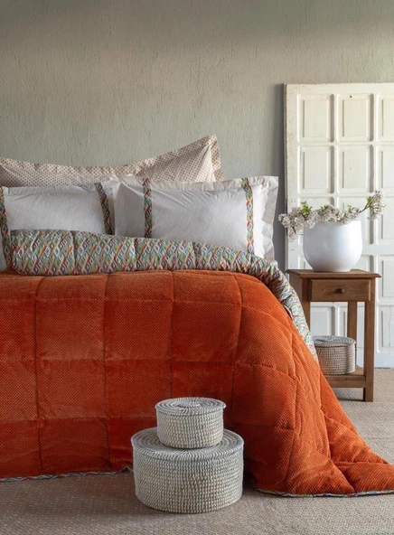 APRİCİTAS UYKU SETİ SOFTLY LOWEL TERRACOTTA TEK KİŞİLİK ürün görseli 1