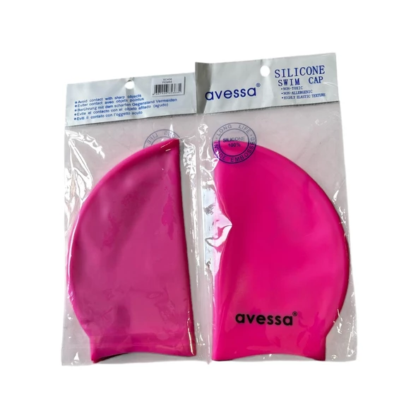 Avessa Slicone Swim Cap   SC406 Pembe ürün görseli 1
