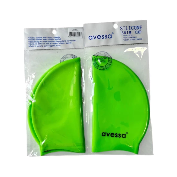 Avessa Slicone Swim Cap   SC707 Açık Yeşil ürün görseli 1