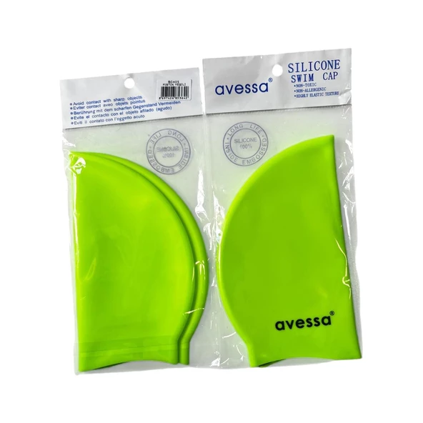 Avessa Slicone Swim Cap   SC405 Fıstık Yeşili ürün görseli 1