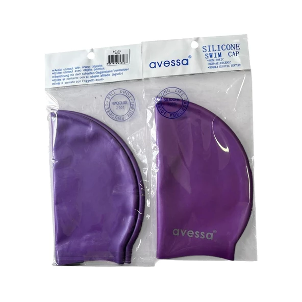 Avessa Slicone Swim Cap   SC309 Mor ürün görseli 1
