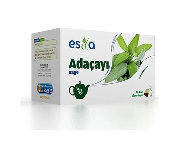 Esila Adaçayı Süzen Poşet Çay 20 x 2 G ürün görseli 1