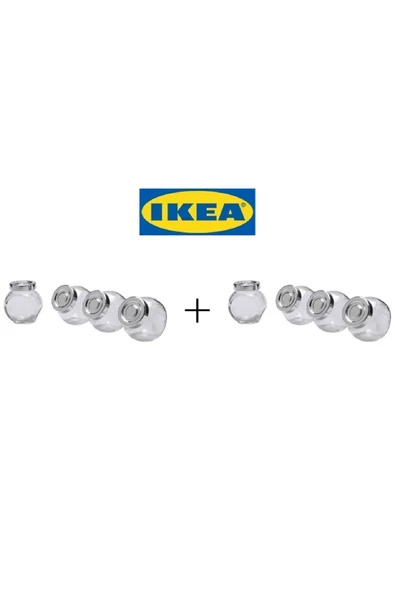 IKEA Rajtan Baharatlık 8 adet set kavanoz  15 cl ürün görseli 1