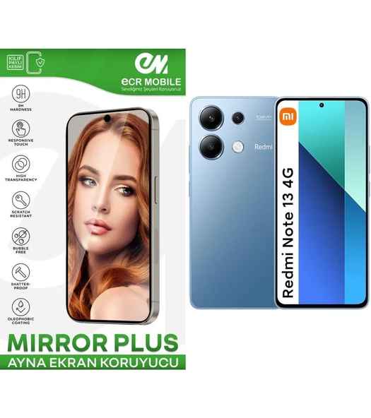 Redmi Note 13 Esnek Ayna(Mirror) 9H Nano Ekran Koruyucu ürün görseli 1