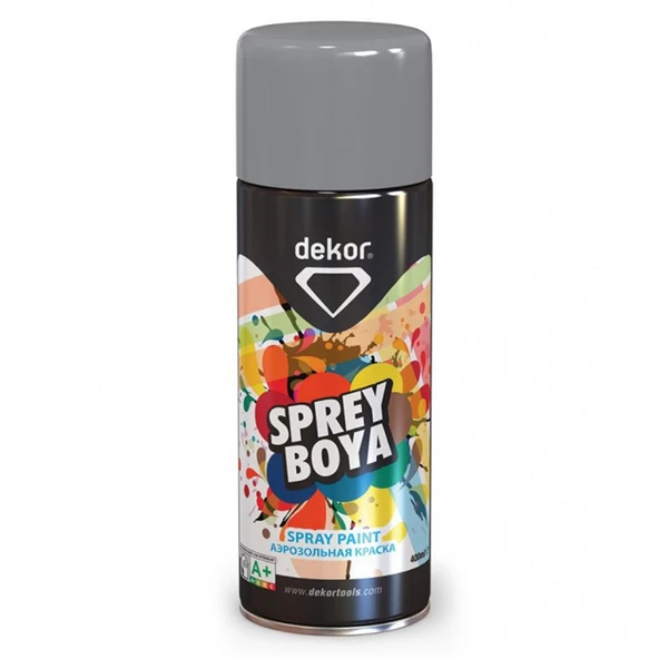 Sprey Boya Efektli Akrilik Gümüş Gri 400 ml ürün görseli 1