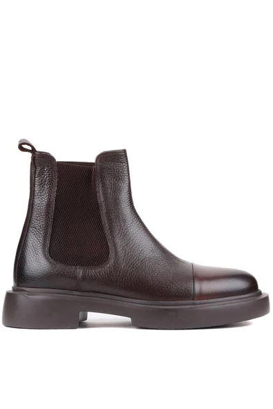 Shoetyle - Kahverengi Deri Erkek Chelsea Bot 250-080 ürün görseli 1