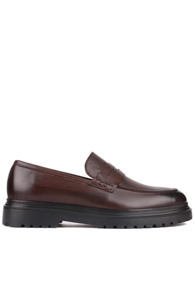 Shoetyle - Kahverengi Deri Erkek Klasik Ayakkabı 250-2371 ürün görseli 1