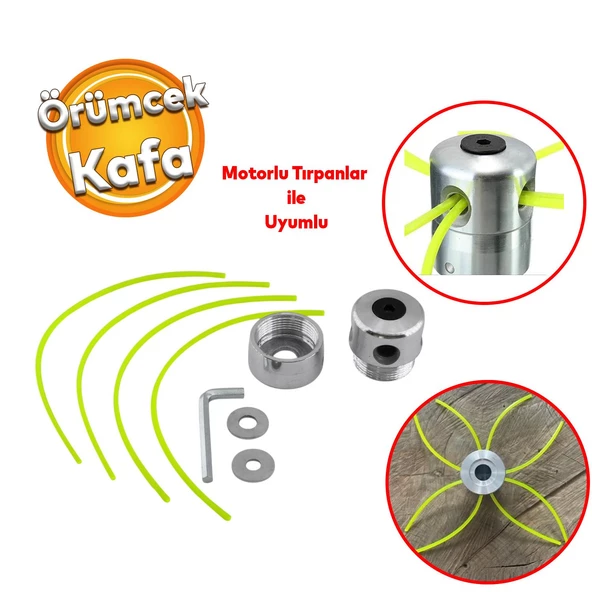 Motorlu Tırpan Çim Biçme Örümcek Kafa Aluminyum ürün görseli 1