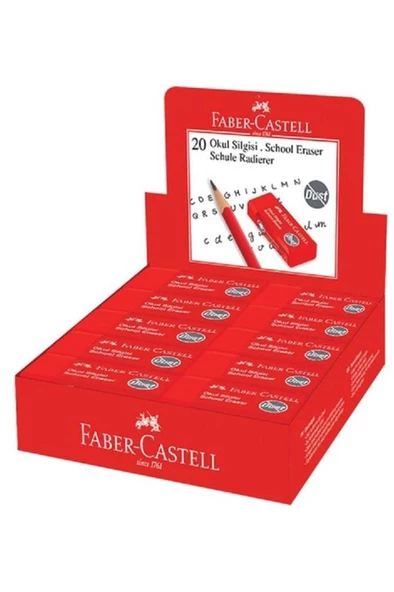 Faber-castell Öğrenci Silgisi 20 Li 5130187222 (20 Li Paket) ürün görseli 1