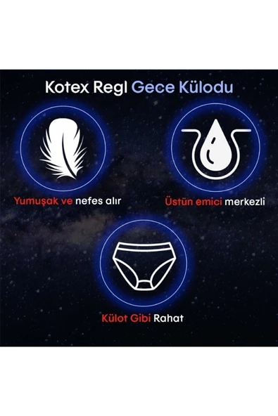 Kotex Regl Gece Külodu 2'li 5 Paket - Resim 5