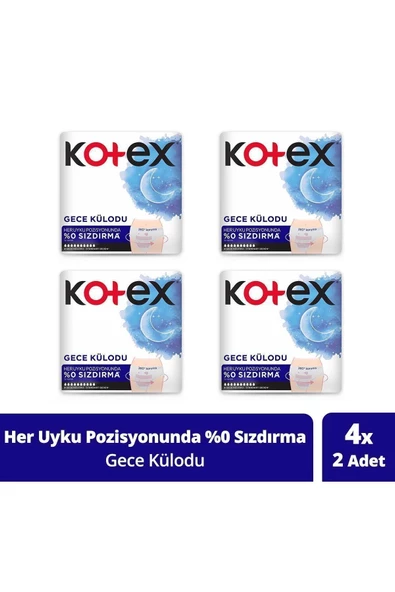Kotex Regl Gece Külodu - 4'lü Paket ürün görseli 1