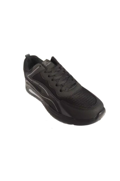 Luttoon 4184-24 Deri Anatomik Hafıza Taban Erkek Sneaker Siyah Füme ürün görseli 1