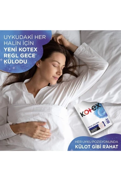 Kotex Regl Gece Külodu 2'li 3 Paket - Resim 2
