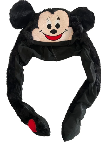 Mickey Mause Taç Pelüş LED Işıklı Miki Fare Şapka Hareketli Kulaklı Oyuncak 60CM ürün görseli 1