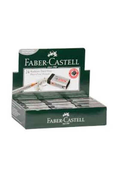 Faber Castell Silgi Dust-Free Siyah 24'Lü 5130187171000 ürün görseli 1