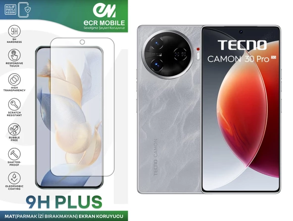 Tecno Camon 30 Pro 5G Ekran Koruyucu MAT Tam Uyumlu Esnek Nano Kırılmayan ürün görseli 1