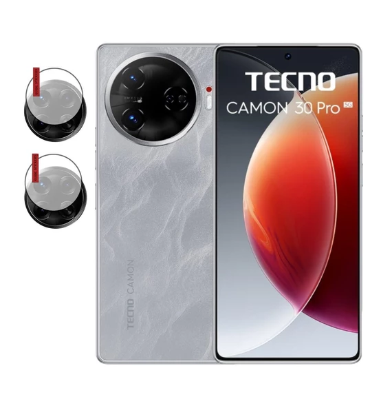 Tecno Camon 30 Pro 5G Esnek Nano Kamera Lens Koruyucu (2 Adet) ürün görseli 1