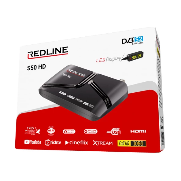 REDLİNE S50 HD UYDU ALICISI - Resim 3