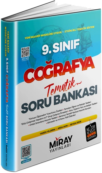 Miray 2025 9. Sınıf Coğrafya Tematik Konu Özetli Soru Bankası ürün görseli 1