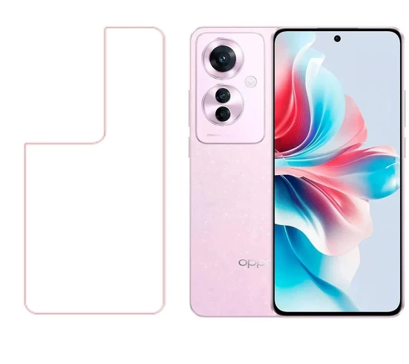 Oppo Reno 11F ile Uyumlu MAT Arka Esnek Nano Koruyucu ürün görseli 1