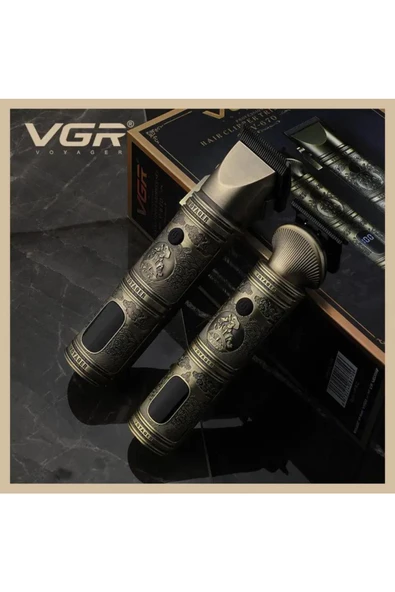V-670 Metal saç kesim makinesi  profesyonel saç sakal berber seti ürün görseli 1