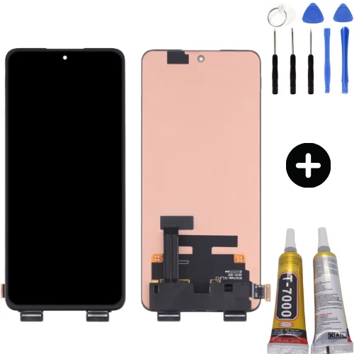 Realme 10 Pro Plus Uyumlu OLED Lcd Ekran Dokunmatik + Montaj Seti ürün görseli 1