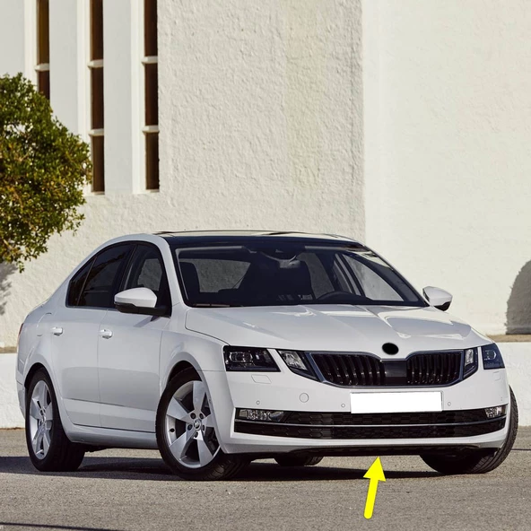 Skoda Octavia 2018-2020 Ön Tampon Alt Koruma Spoyleri 5E0807611D ürün görseli 1